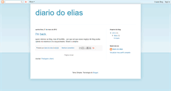 Desktop Screenshot of diariodoelias.blogspot.com