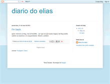 Tablet Screenshot of diariodoelias.blogspot.com