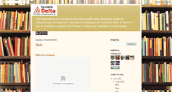 Desktop Screenshot of faculdadedeltalinguagem.blogspot.com