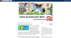 Desktop Screenshot of exploradormirim.blogspot.com