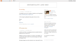 Desktop Screenshot of infertilityandmeuk.blogspot.com