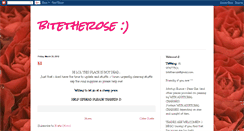 Desktop Screenshot of bitetherose.blogspot.com