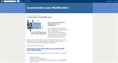 Desktop Screenshot of countrywideloanmodification.blogspot.com