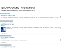 Tablet Screenshot of helpingnorth.blogspot.com