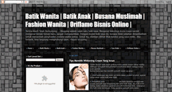 Desktop Screenshot of bukabutikbatik.blogspot.com