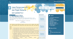 Desktop Screenshot of pajak-reklame.blogspot.com