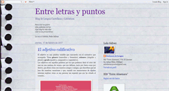 Desktop Screenshot of entreletrasypuntos-profesora.blogspot.com