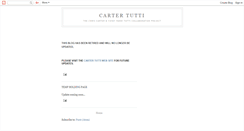 Desktop Screenshot of cartertutti.blogspot.com