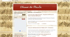 Desktop Screenshot of classedeflauta.blogspot.com