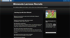 Desktop Screenshot of mnlacrosserecruits.blogspot.com