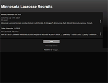 Tablet Screenshot of mnlacrosserecruits.blogspot.com