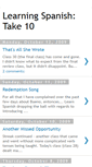 Mobile Screenshot of learningspanishtake10.blogspot.com