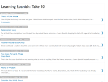 Tablet Screenshot of learningspanishtake10.blogspot.com