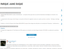 Tablet Screenshot of parque-jaime-duque.blogspot.com