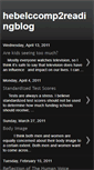 Mobile Screenshot of hebelcicomp2readingblog.blogspot.com
