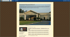 Desktop Screenshot of covenantclassical.blogspot.com