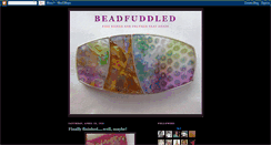 Desktop Screenshot of beadfuddled.blogspot.com