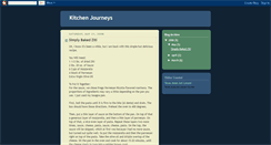 Desktop Screenshot of kitchenjourneys.blogspot.com