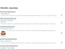 Tablet Screenshot of kitchenjourneys.blogspot.com