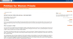 Desktop Screenshot of liberalcatholicwomenpriests.blogspot.com