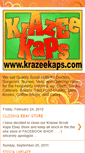 Mobile Screenshot of krazeekaps.blogspot.com