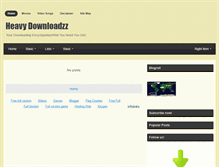 Tablet Screenshot of heavydownloadzz.blogspot.com