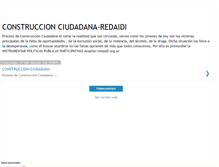 Tablet Screenshot of construccion-ciudada-redaidi.blogspot.com