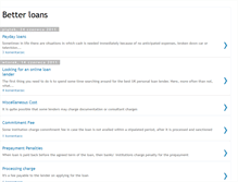 Tablet Screenshot of better-loans.blogspot.com