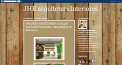 Desktop Screenshot of jbarquiteturainteriores.blogspot.com