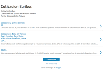 Tablet Screenshot of cotizacioneuribor.blogspot.com