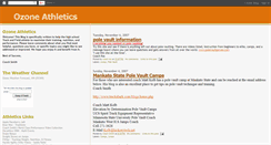 Desktop Screenshot of ozoneathletics.blogspot.com