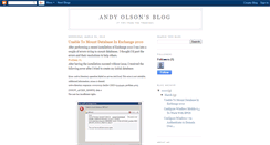 Desktop Screenshot of andy-olson.blogspot.com