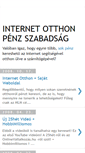 Mobile Screenshot of internet-otthon-penz-szabadsag.blogspot.com