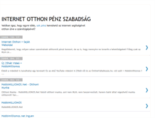 Tablet Screenshot of internet-otthon-penz-szabadsag.blogspot.com