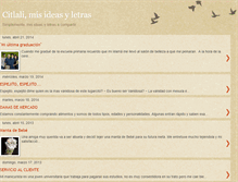 Tablet Screenshot of citlalimisideasyletras.blogspot.com