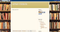 Desktop Screenshot of kpmsvideos.blogspot.com