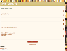 Tablet Screenshot of kpmsvideos.blogspot.com