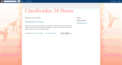 Desktop Screenshot of clasificados24horas.blogspot.com