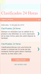 Mobile Screenshot of clasificados24horas.blogspot.com