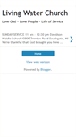 Mobile Screenshot of livingwatersouthgate.blogspot.com