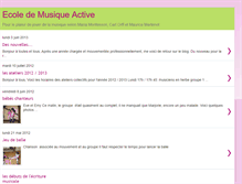 Tablet Screenshot of musiqueactive.blogspot.com