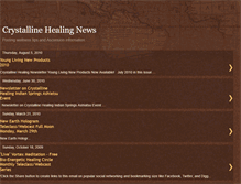 Tablet Screenshot of crystallinehealing.blogspot.com