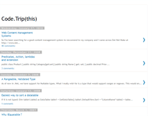 Tablet Screenshot of codetrip.blogspot.com