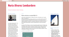 Desktop Screenshot of nuriaalvarezlombardero.blogspot.com