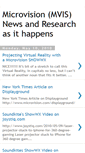 Mobile Screenshot of microvision-news-as-it-happens.blogspot.com
