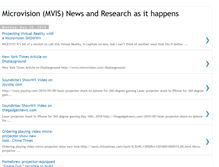 Tablet Screenshot of microvision-news-as-it-happens.blogspot.com