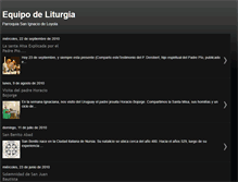 Tablet Screenshot of liturgiasanignacio.blogspot.com