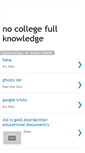 Mobile Screenshot of nocollegefullknowledge.blogspot.com