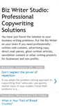 Mobile Screenshot of bizwriterstudio.blogspot.com