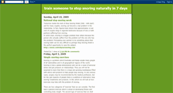 Desktop Screenshot of naturallystopsnoring.blogspot.com